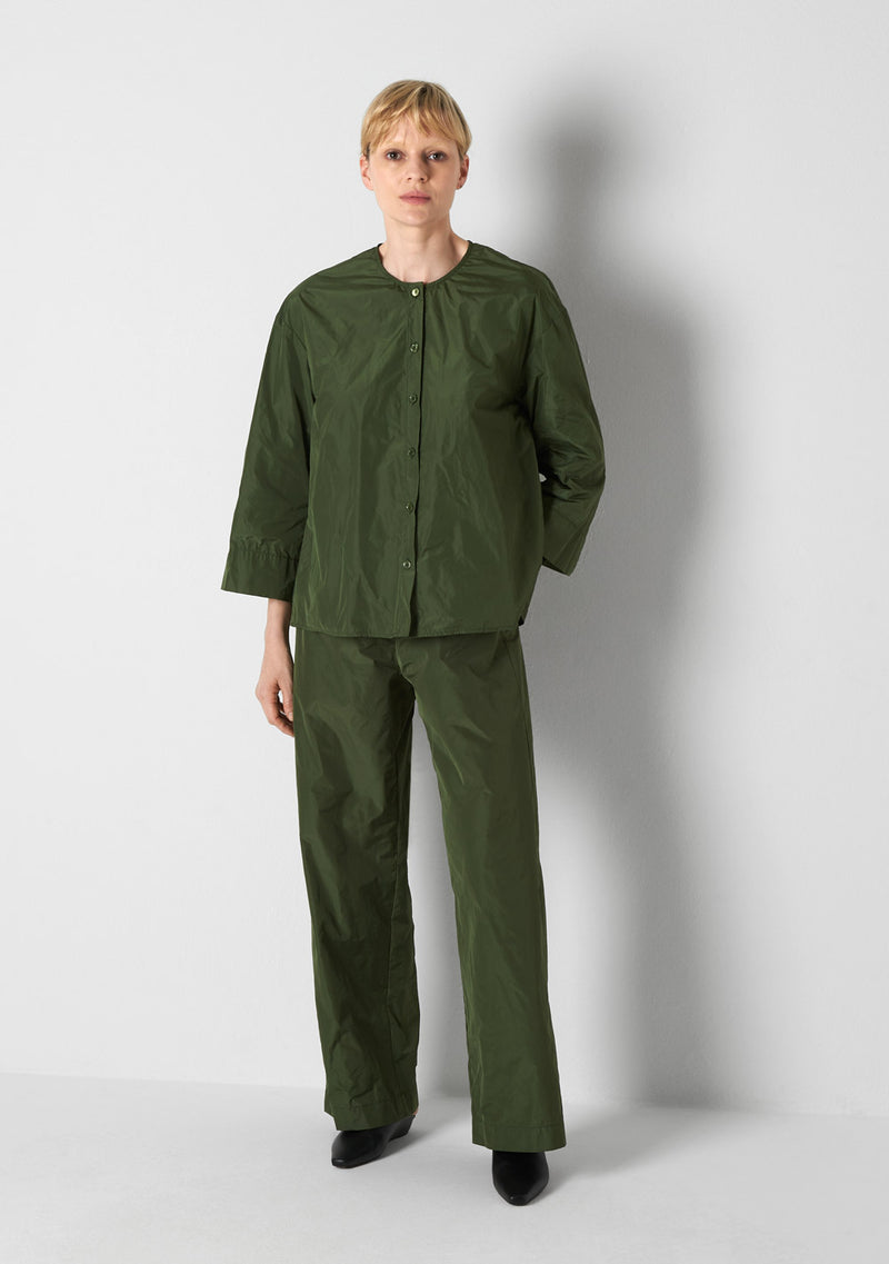 Katharina Hovman Big Blouse Short green tea