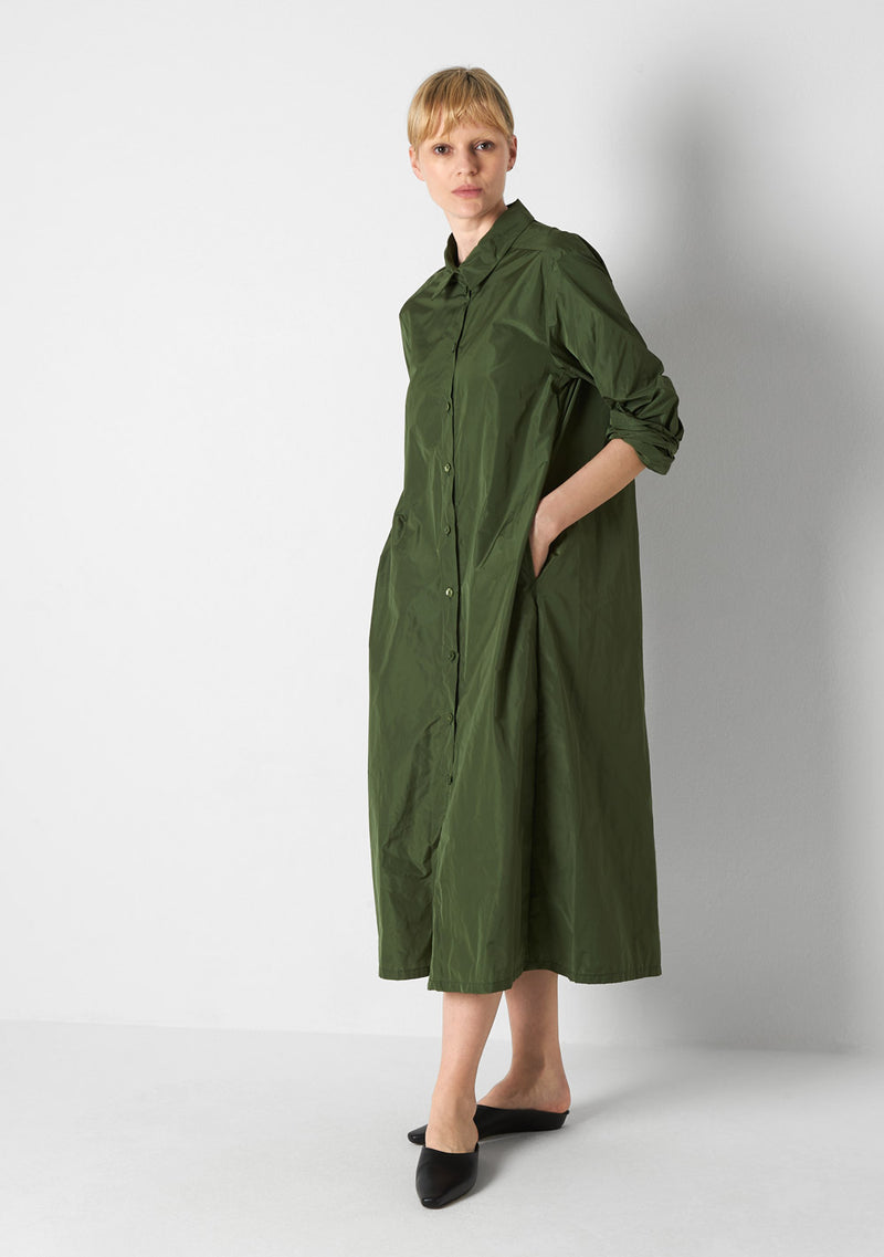 Katharina Hovman Big Dress long green tea