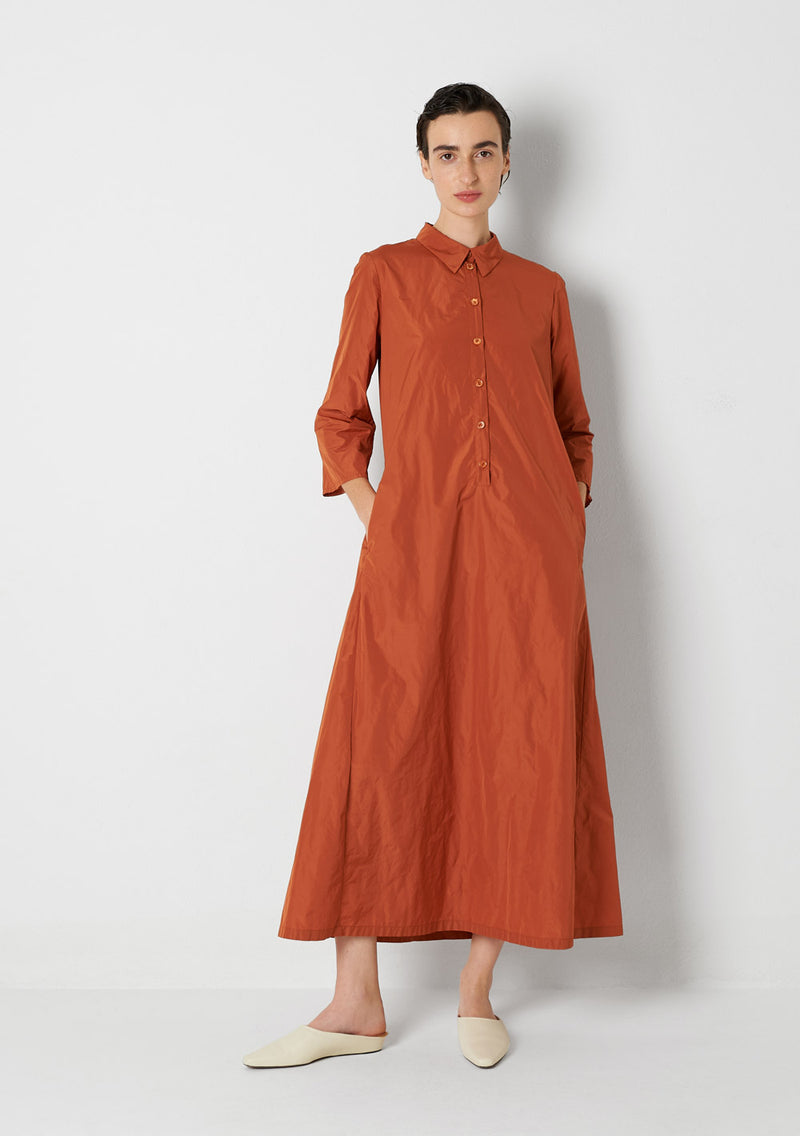 Caftan Dress, copper