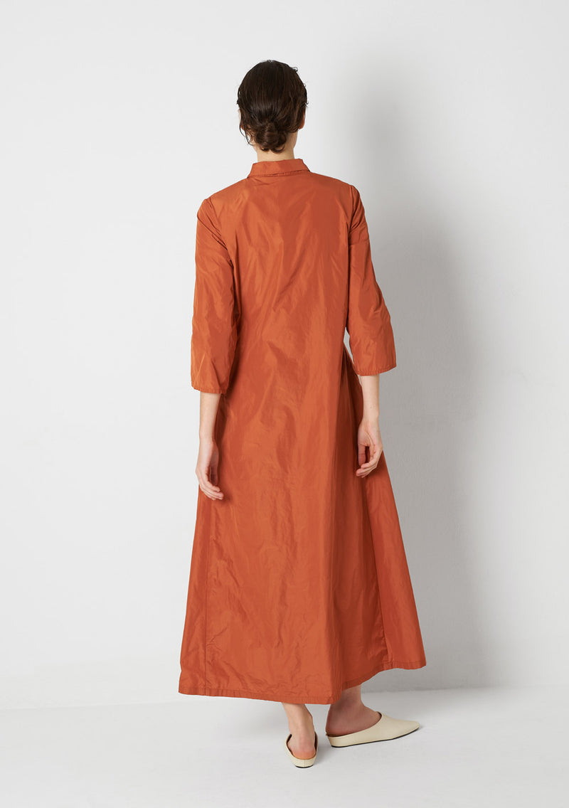 Caftan Dress, copper