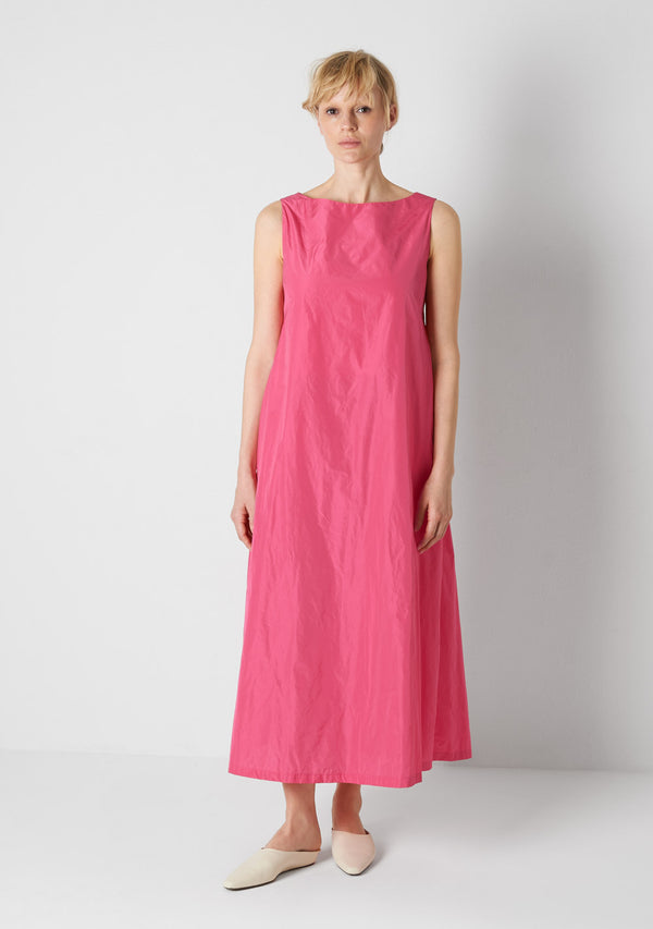 Plain Dress long, flamingo