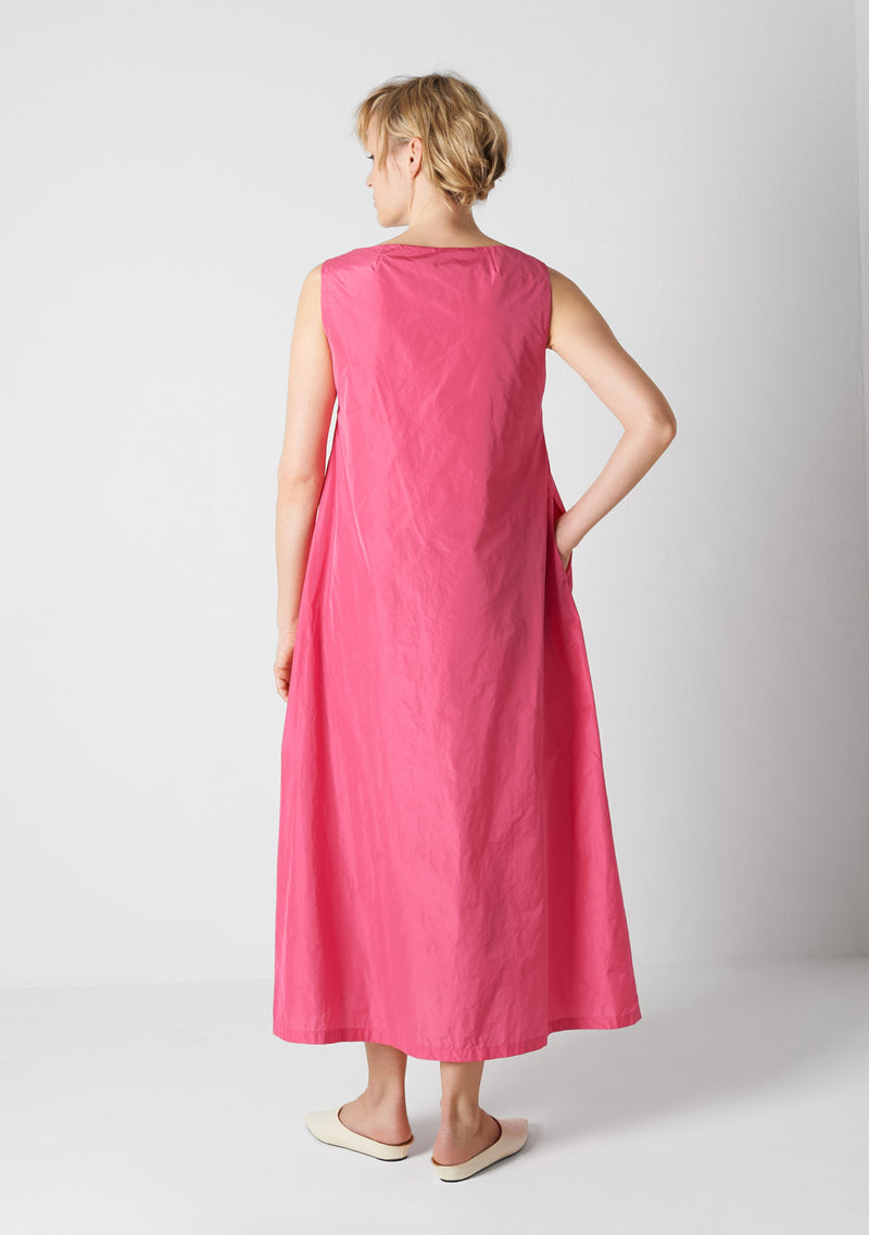 Plain Dress long, flamingo