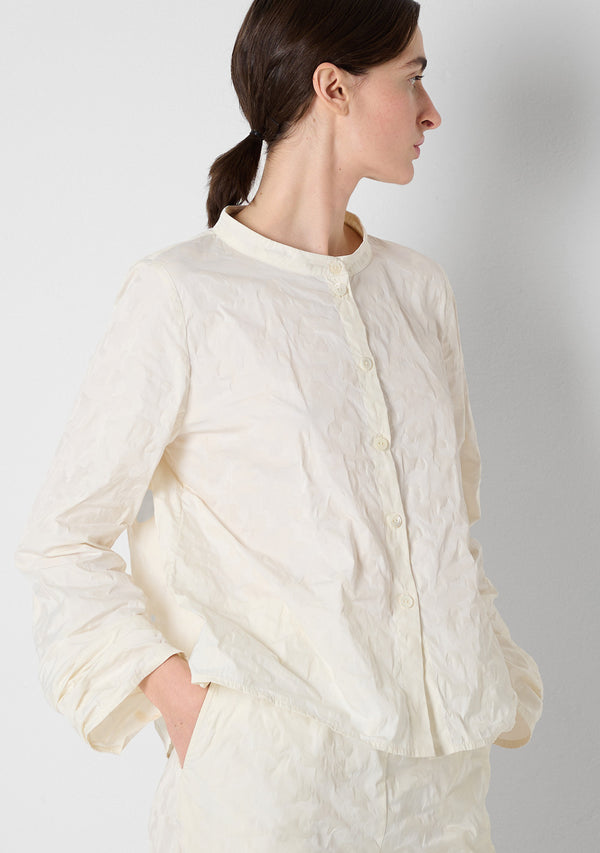 Japanblouse, Relief, crema