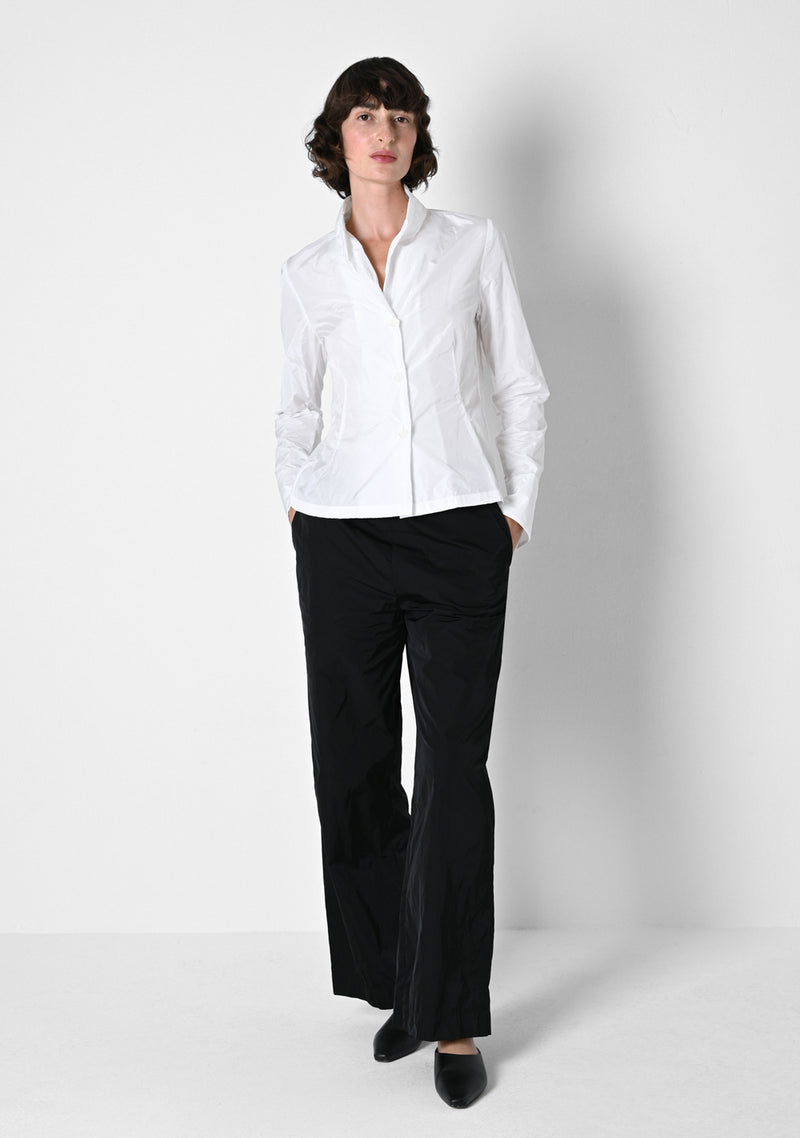 Bluse 33, Taffetas, white