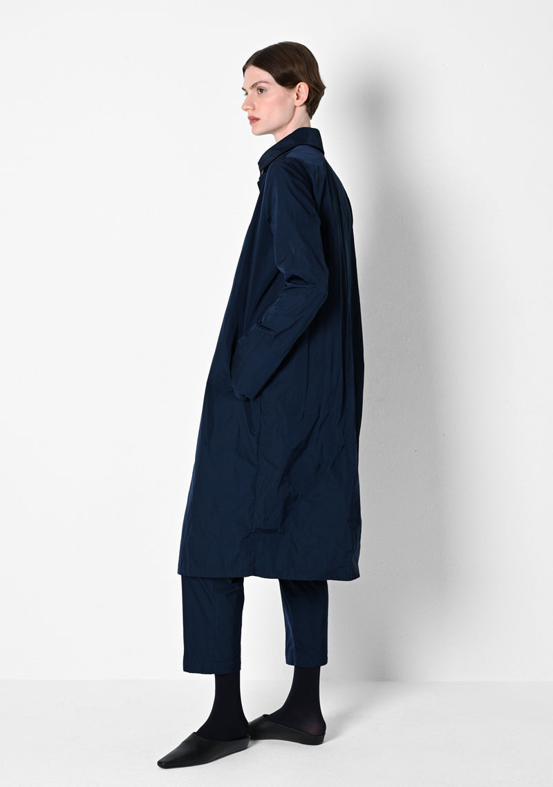 Coat Dress, heavy Taffetas, marine