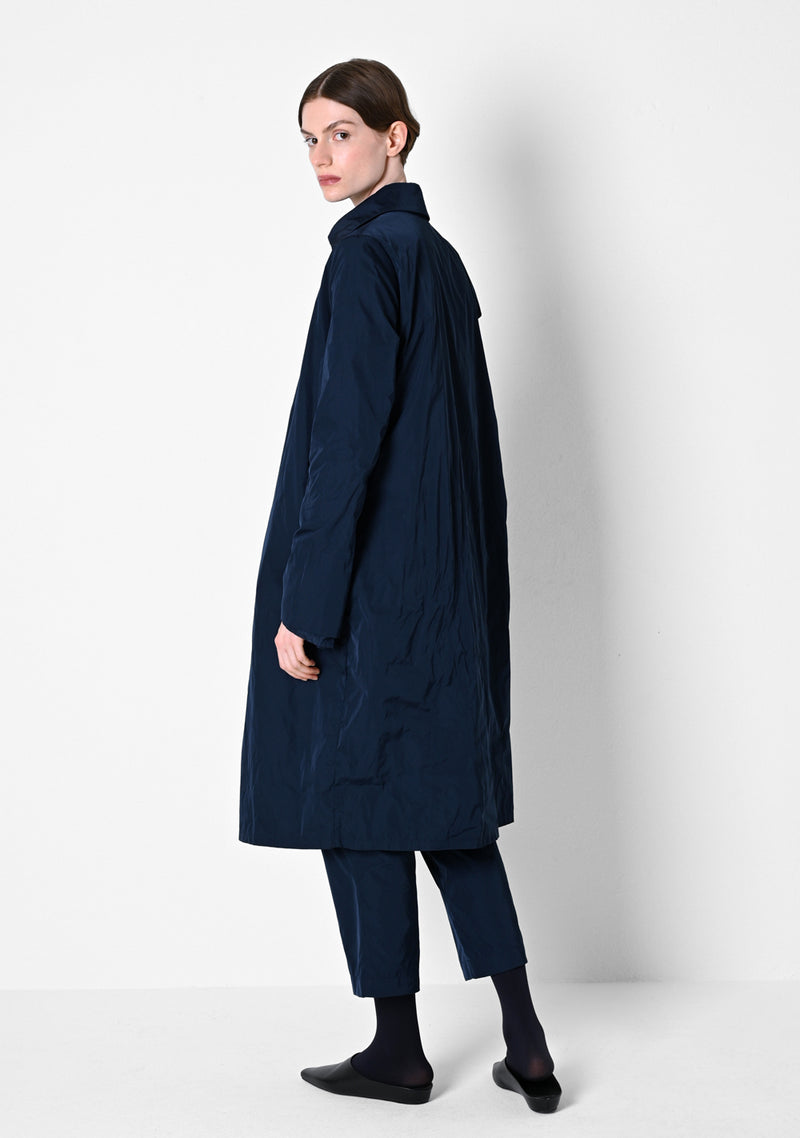 Coat Dress, heavy Taffetas, marine