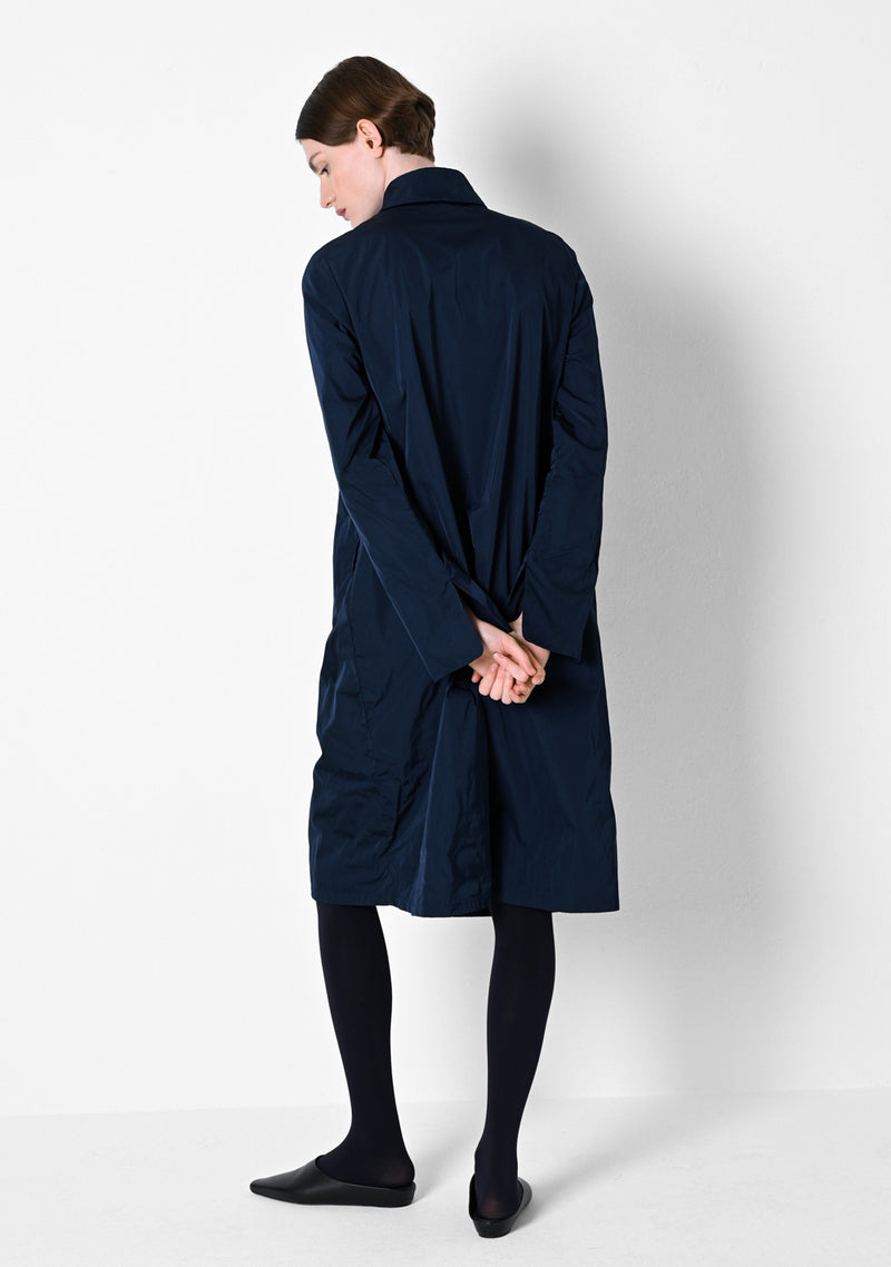 Coat Dress, heavy Taffetas, marine