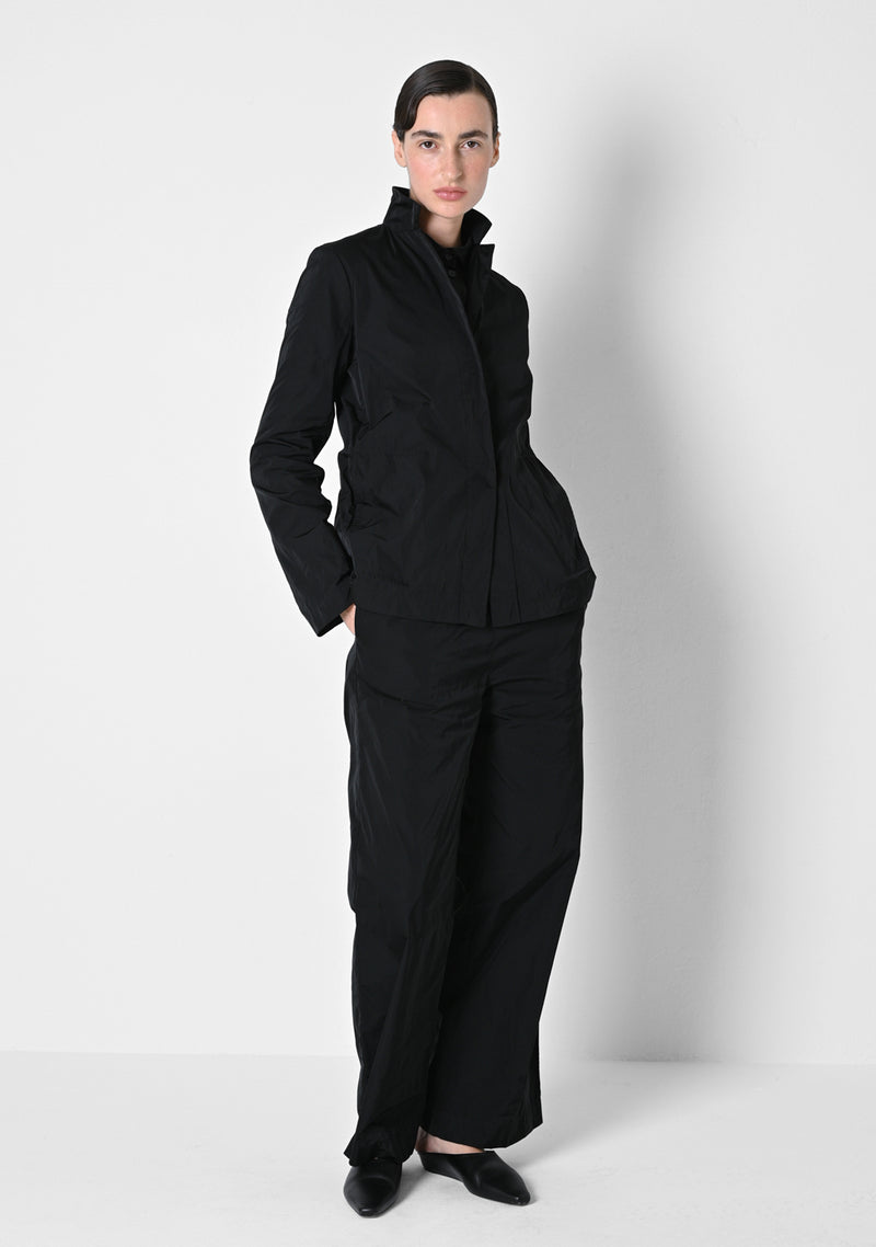 Cropped Blazer, heavy Taffestas, black