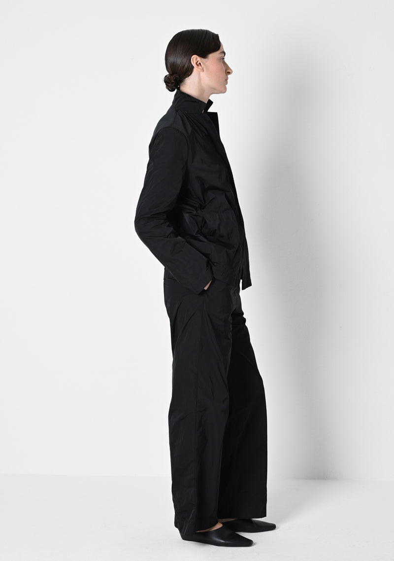 Cropped Blazer, heavy Taffestas, black