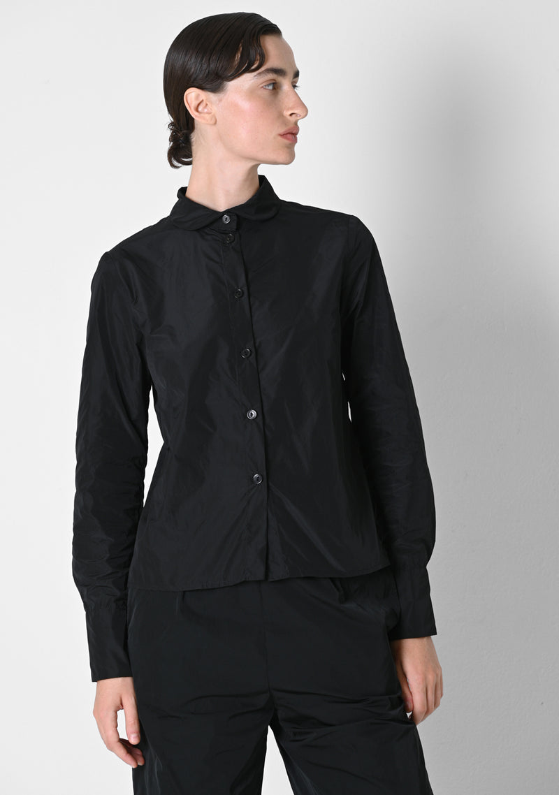 Cute Blouse, Taffetas, black