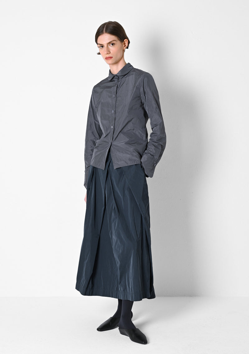 Cute Blouse, Taffetas, steel