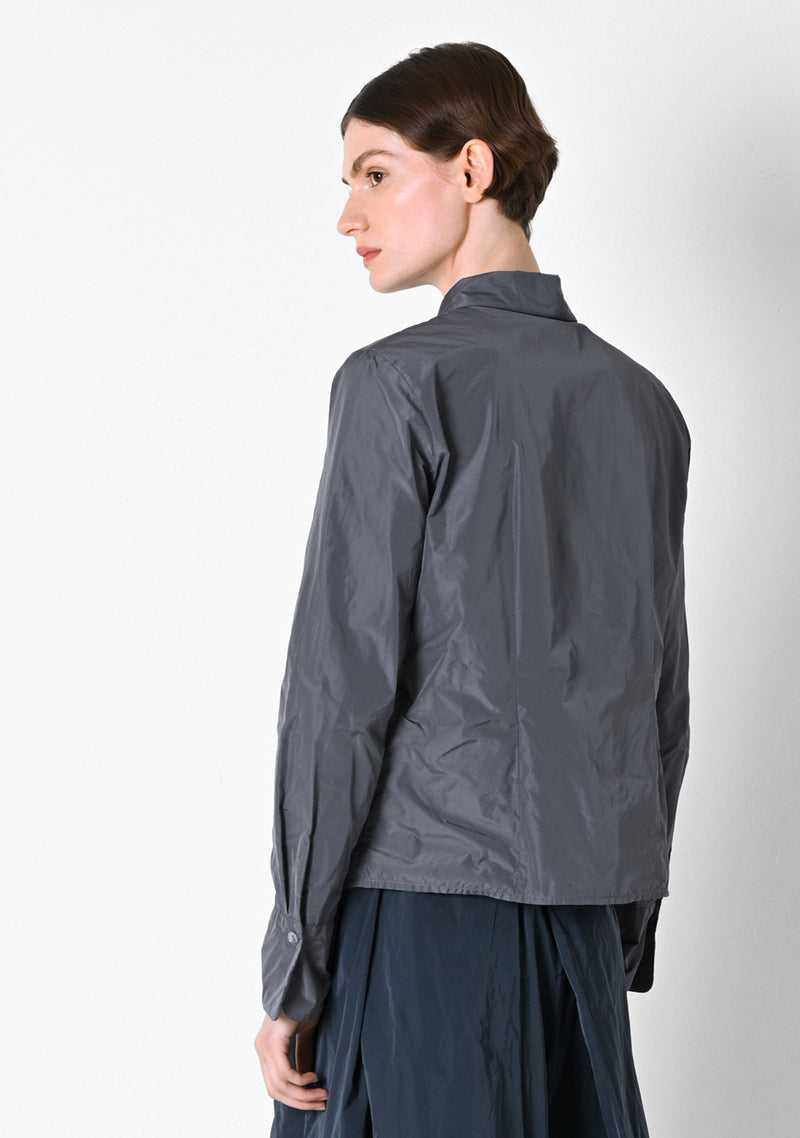 Cute Blouse, Taffetas, steel