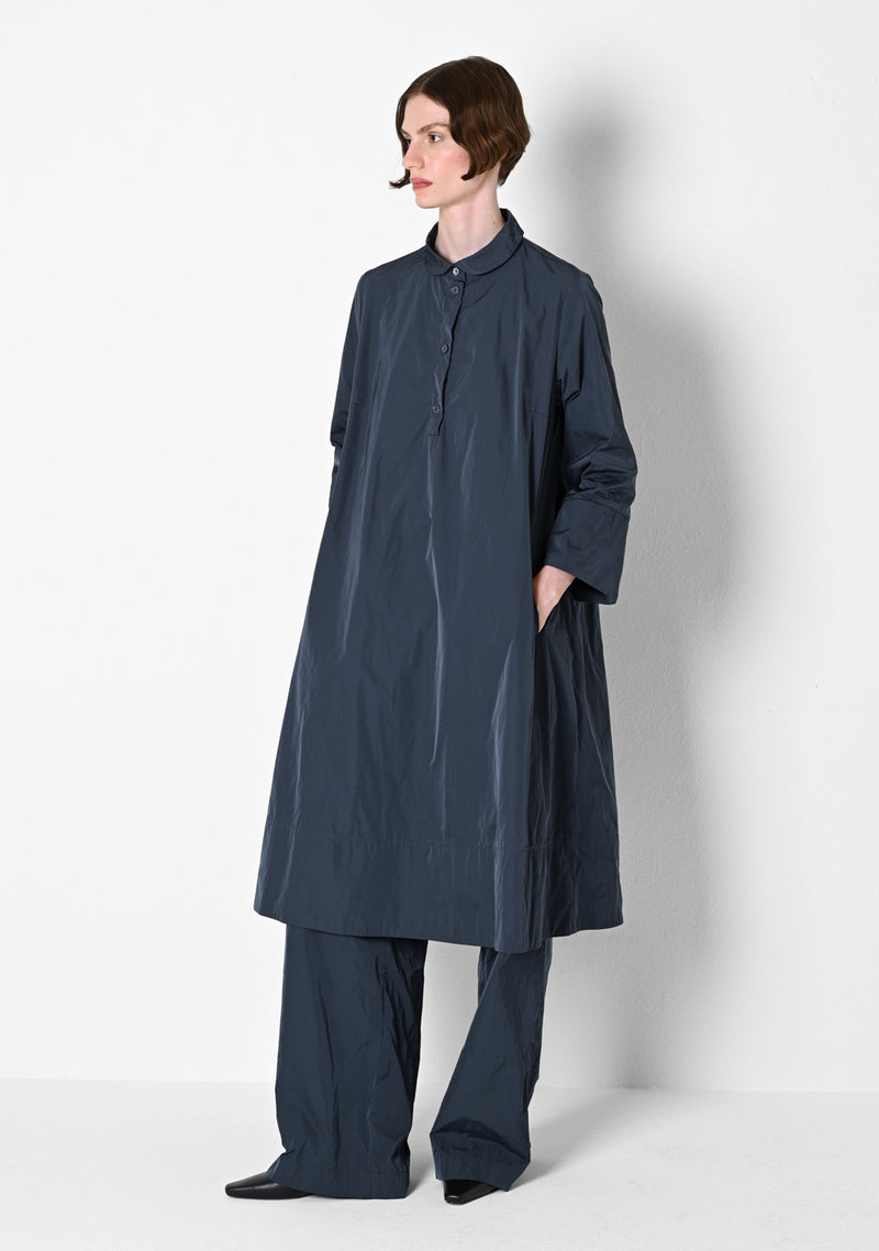 Easy Dress, heavy Taffetas, titanium