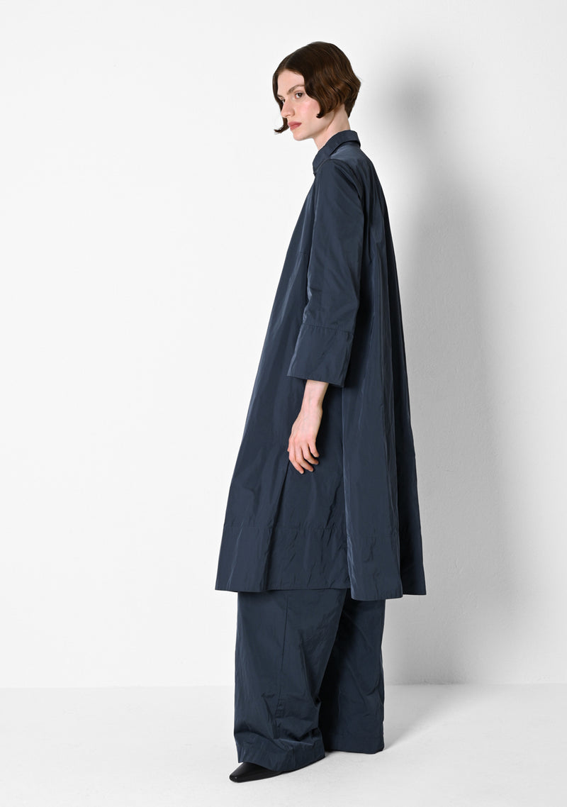 Easy Dress, heavy Taffetas, titanium