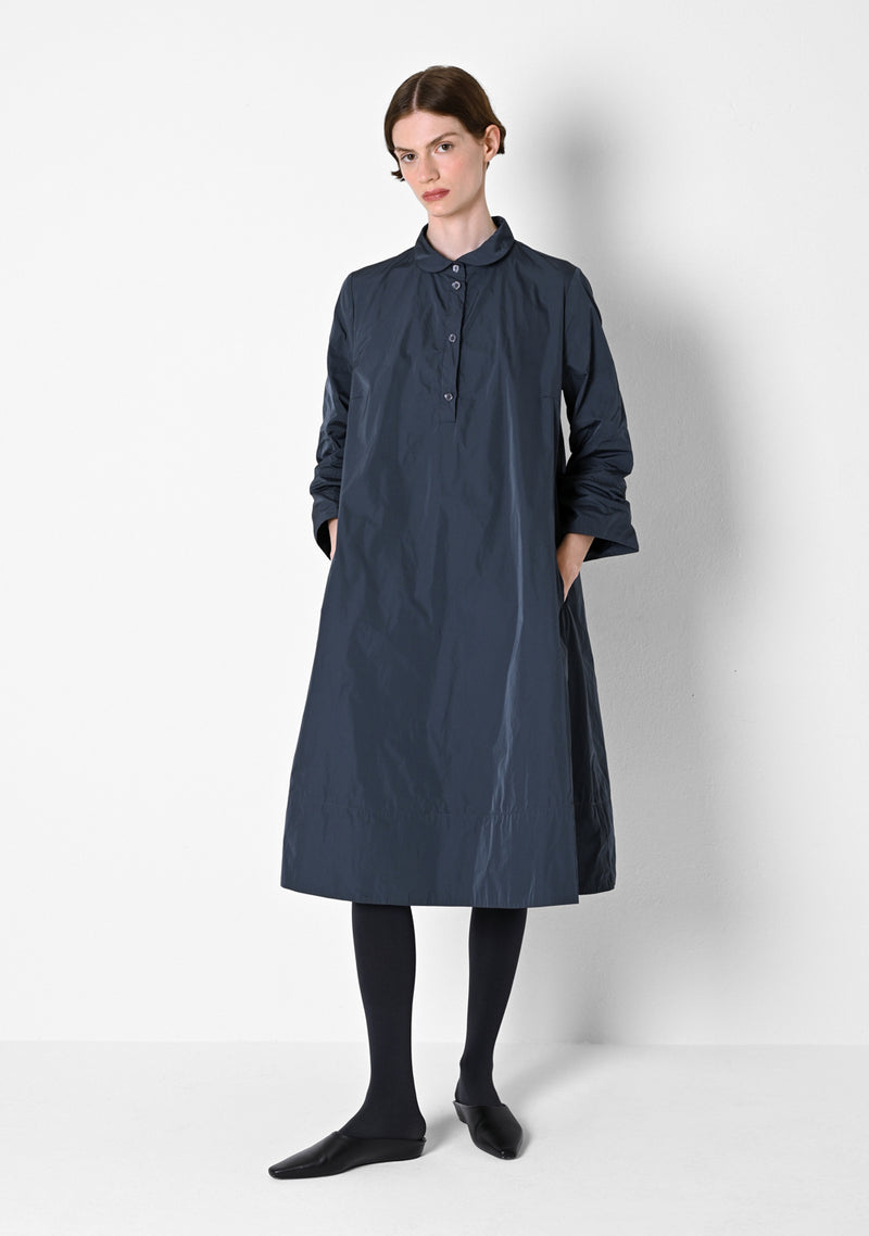 Easy Dress, heavy Taffetas, titanium