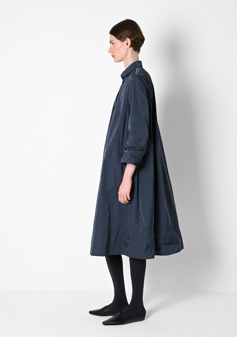 Easy Dress, heavy Taffetas, titanium