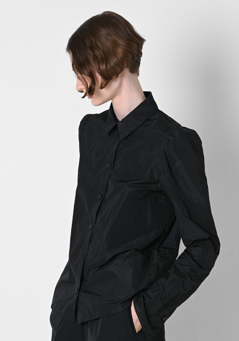 Fashion Blouse, Taffetas, black