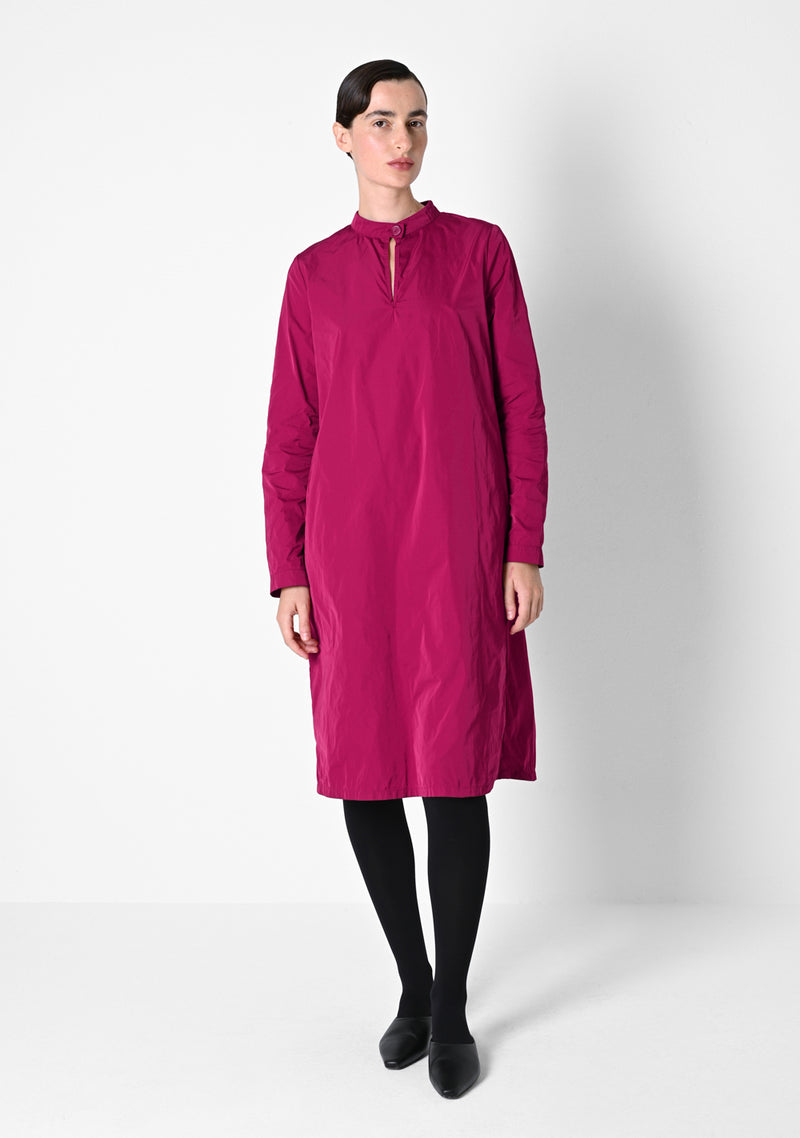 Kaftankleid, heavy Taffetas, cranberry