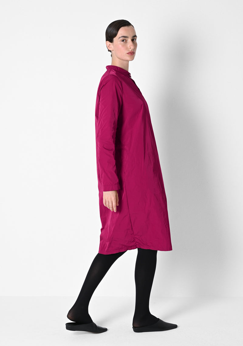 Kaftankleid, heavy Taffetas, cranberry