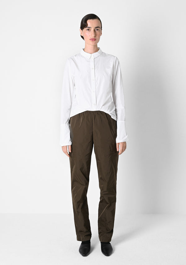 Leger Pants long, heavy Taffetas, cigar
