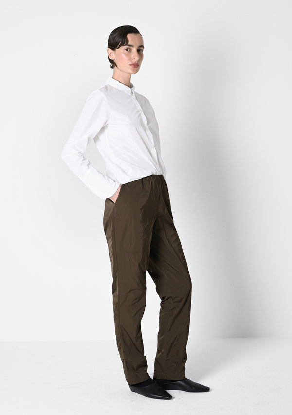 Leger Pants long, heavy Taffetas, cigar