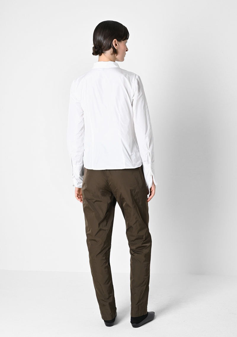 Leger Pants long, heavy Taffetas, cigar
