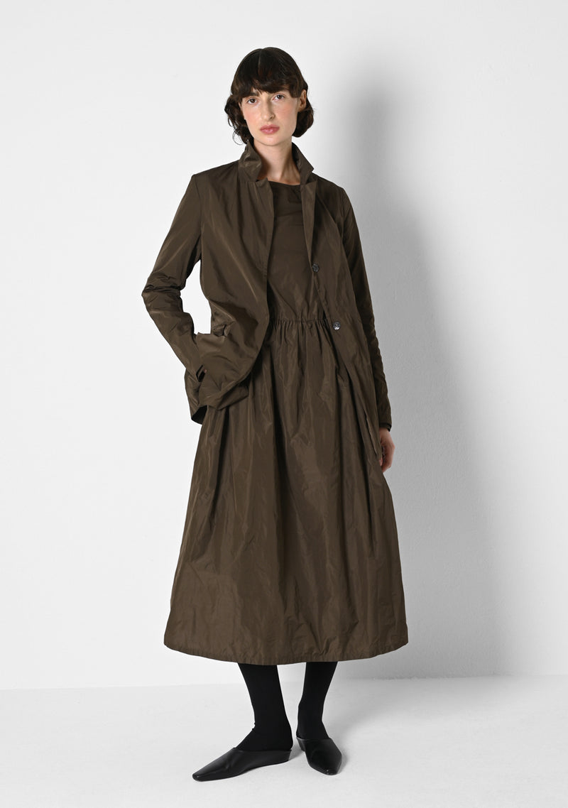 Loose Dress,Taffetas, cigar