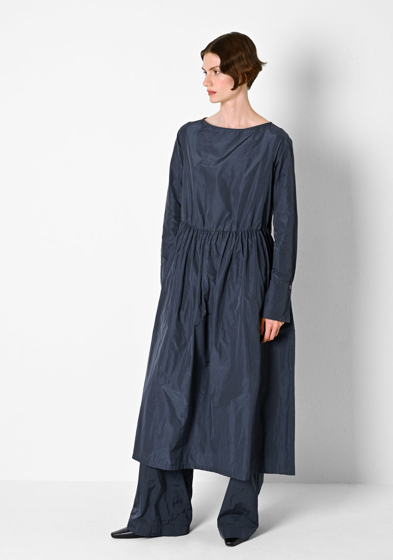 Loose Dress,Taffetas, titanium