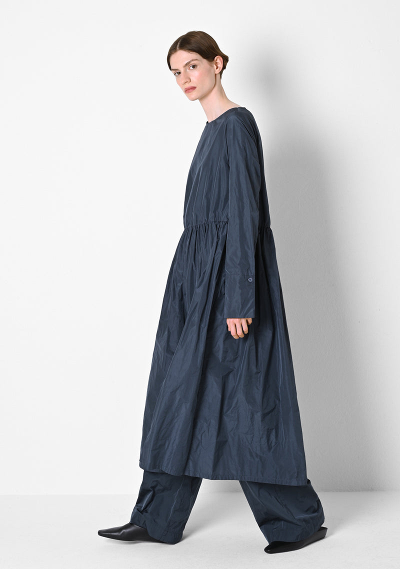 Loose Dress,Taffetas, titanium