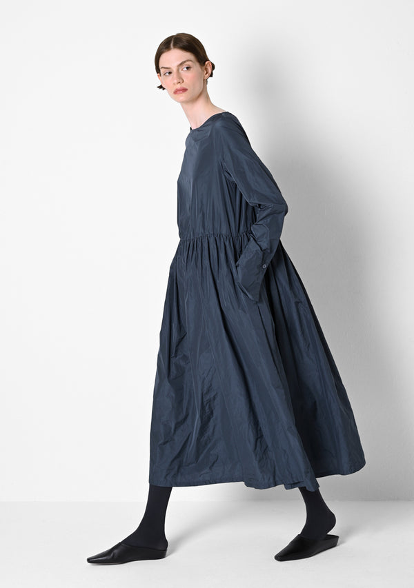 Loose Dress,Taffetas, titanium