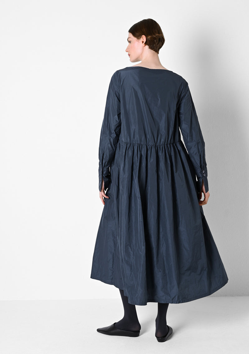 Loose Dress,Taffetas, titanium
