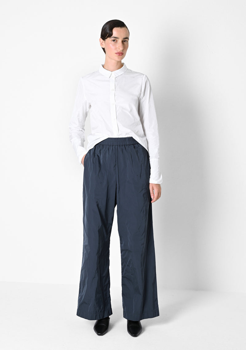 Loose Pants, heavy Taffetas, titanium