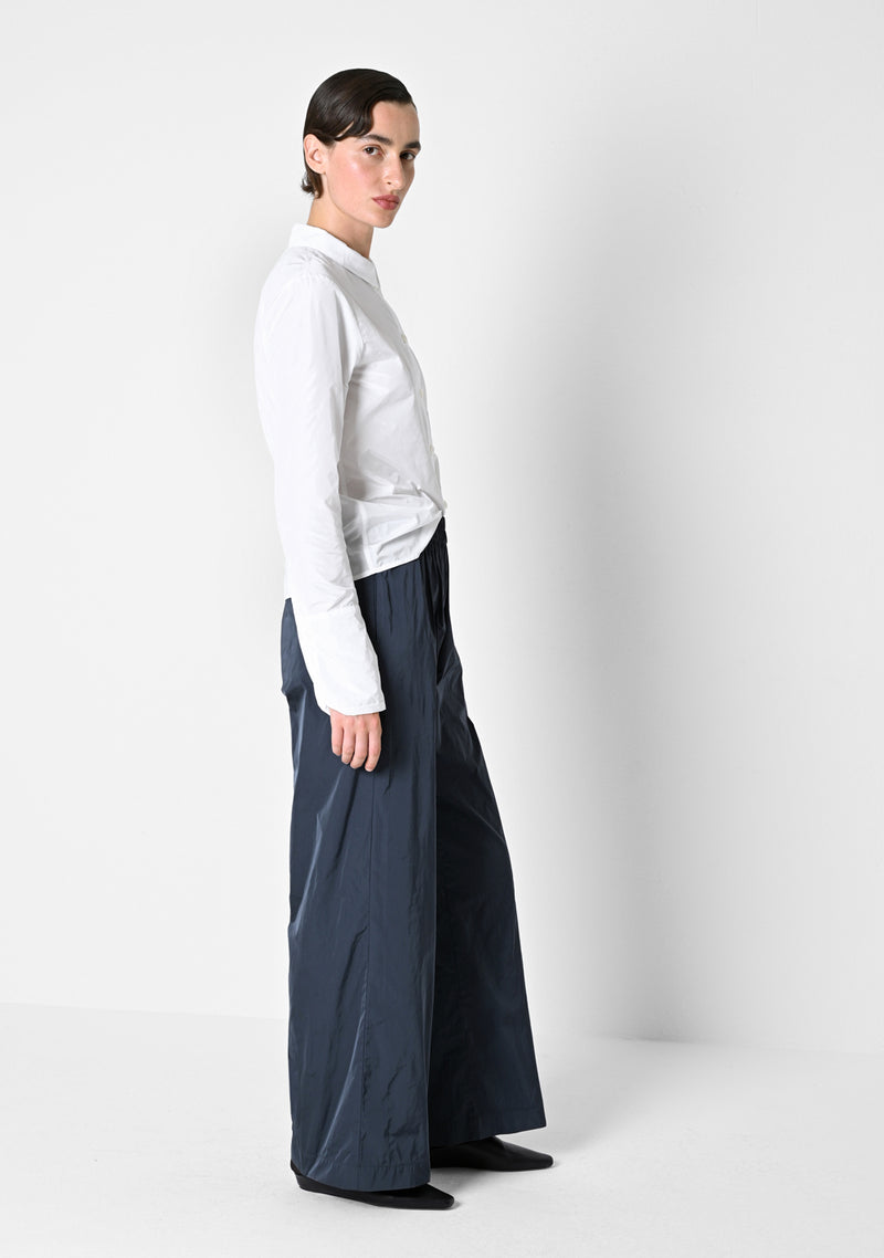Loose Pants, heavy Taffetas, titanium