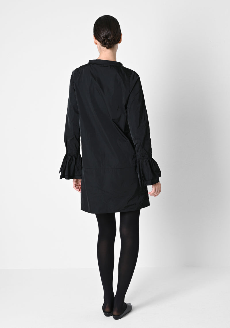 Mini Dress, heavy Taffetas, black