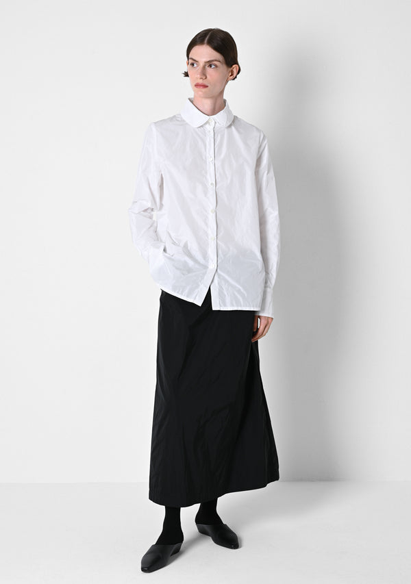 Nice Blouse, Taffetas, white-white