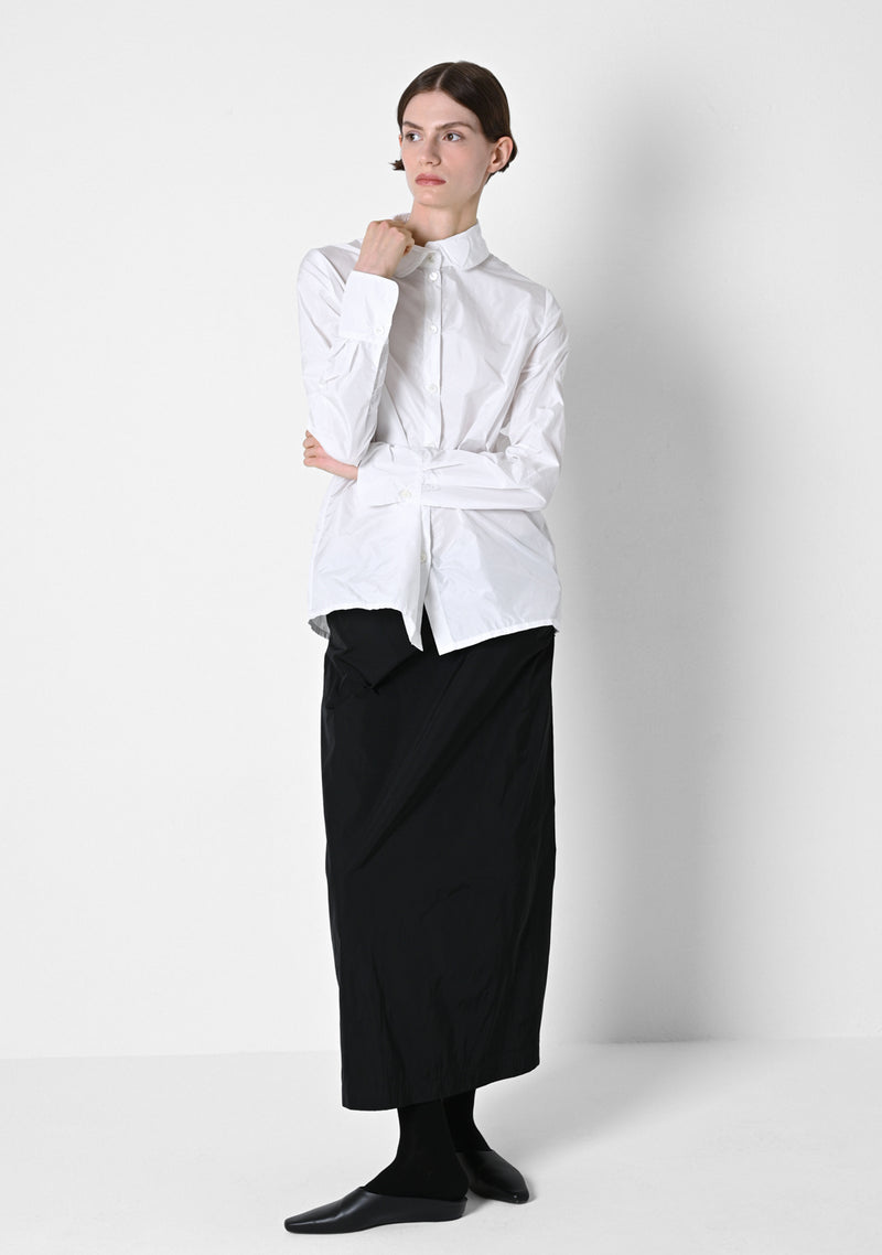 Nice Blouse, Taffetas, white-white