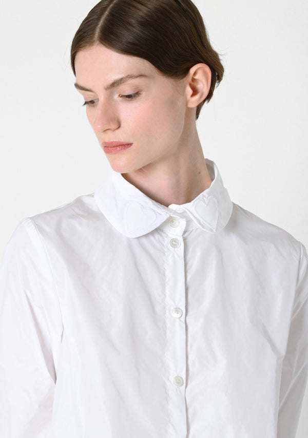 Nice Blouse, Taffetas, white-white