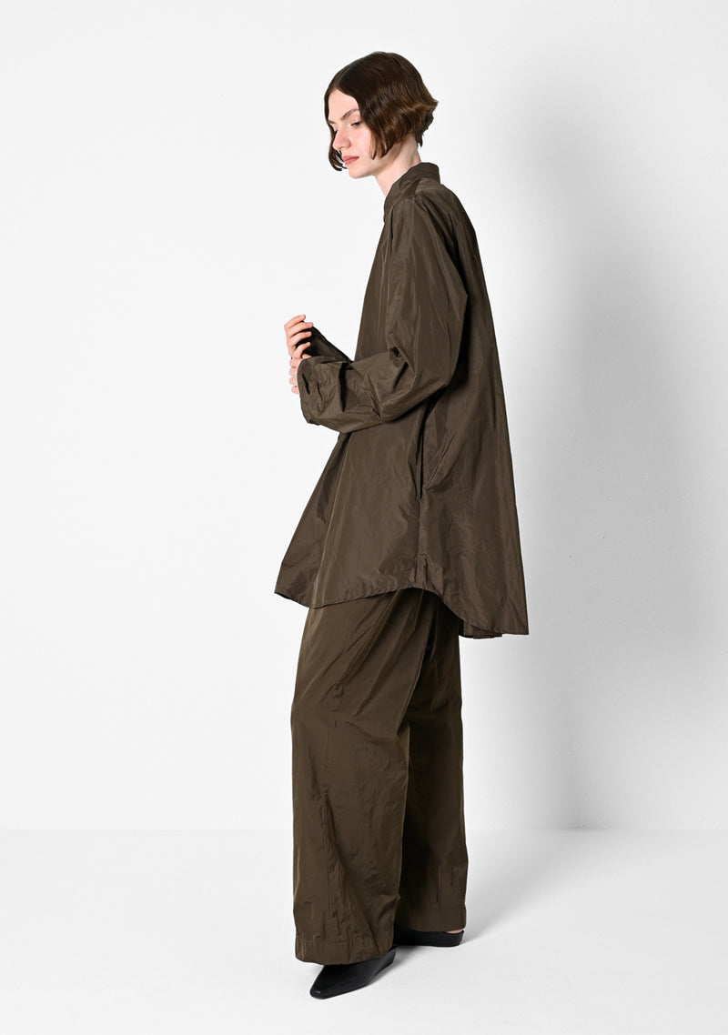 Oversizehemd, Taffetas, cigar