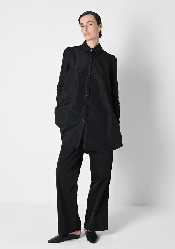 Oversizefashion, Taffetas, black-black