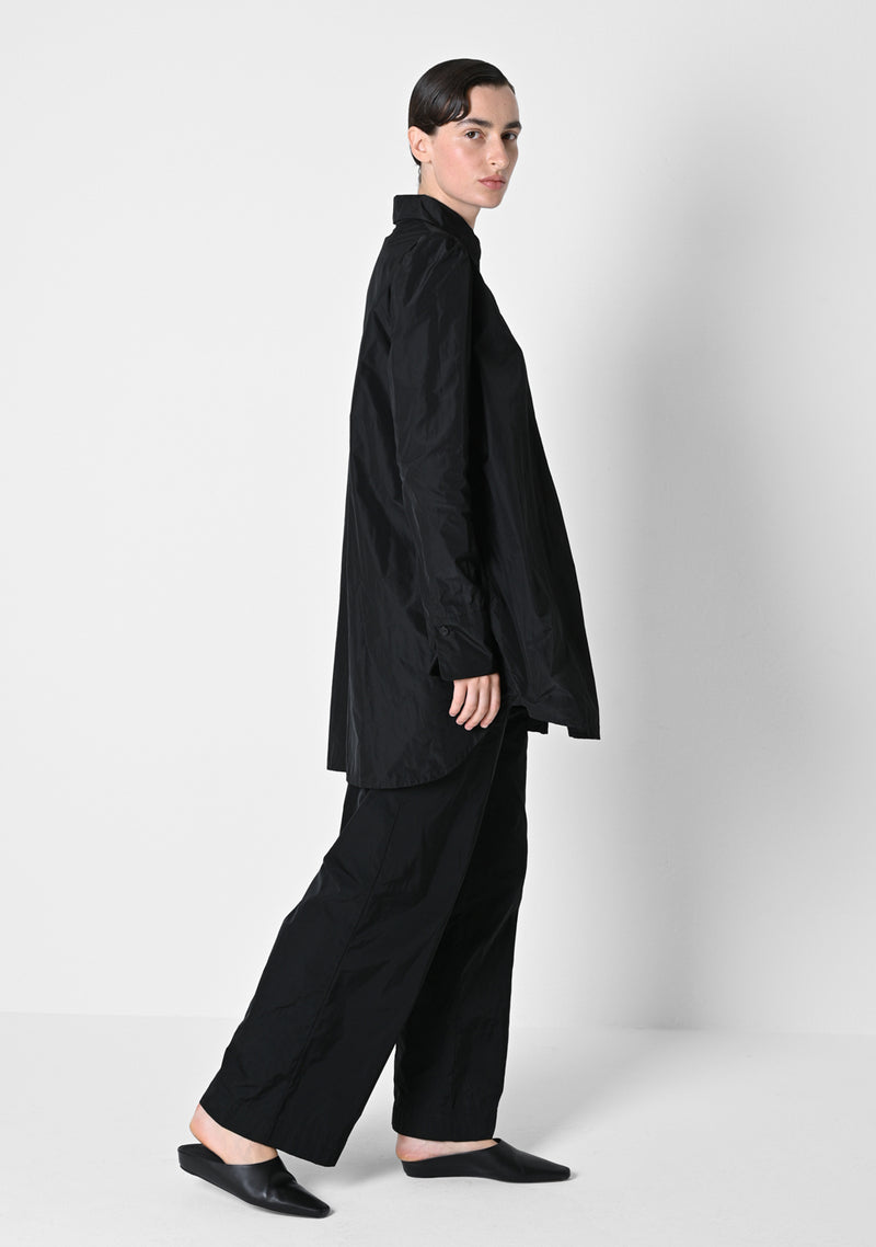 Oversizefashion, Taffetas, black-black