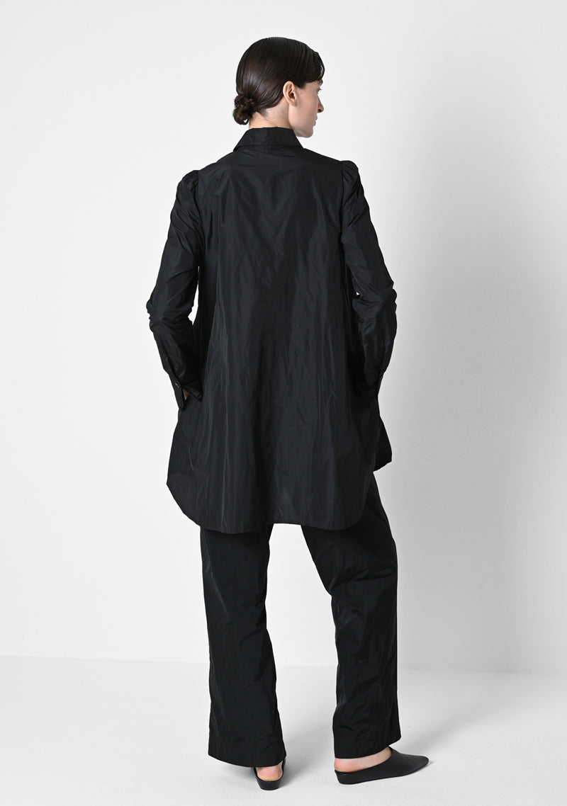 Oversizefashion, Taffetas, black-black