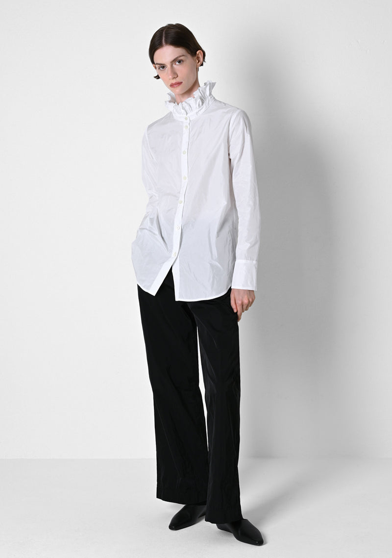 Pierrot classic, Taffetas, white