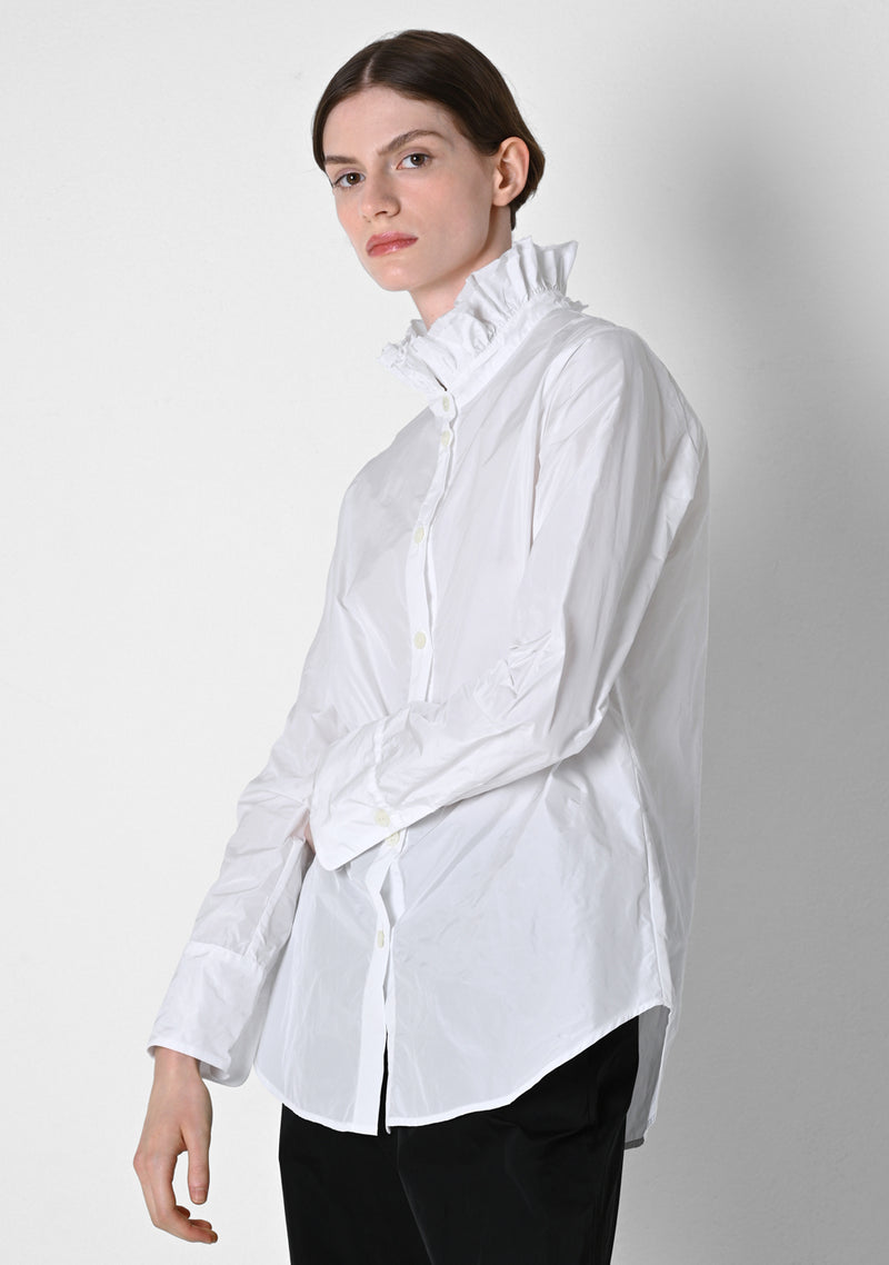 Pierrot classic, Taffetas, white