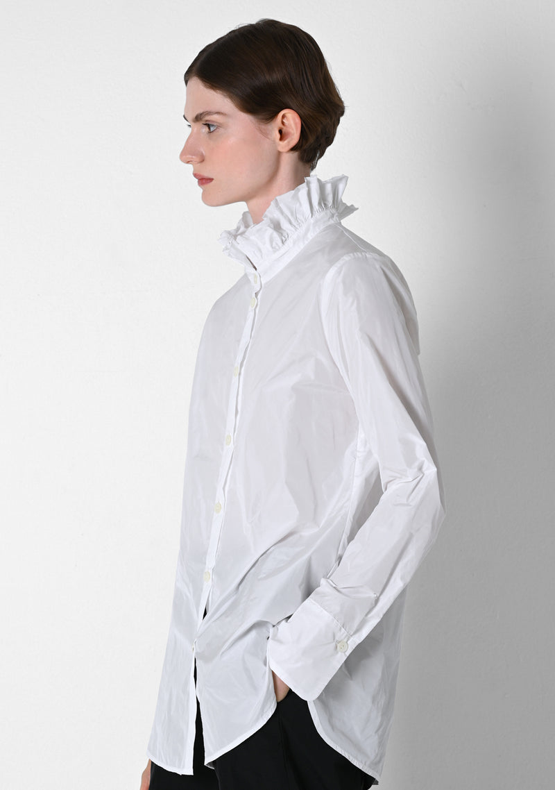 Pierrot classic, Taffetas, white