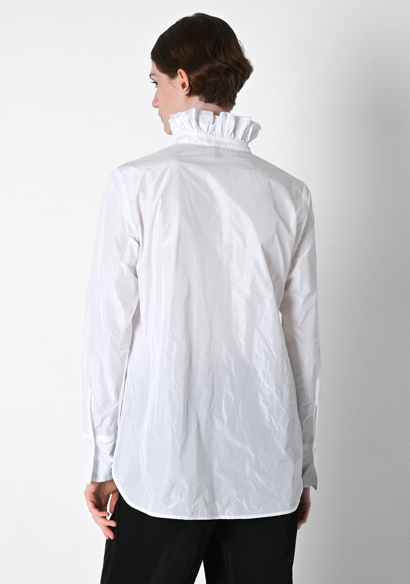 Pierrot classic, Taffetas, white