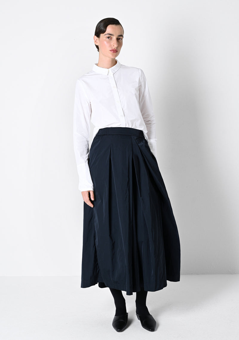 Pleats Skirt Long, heavy Taffetas, night