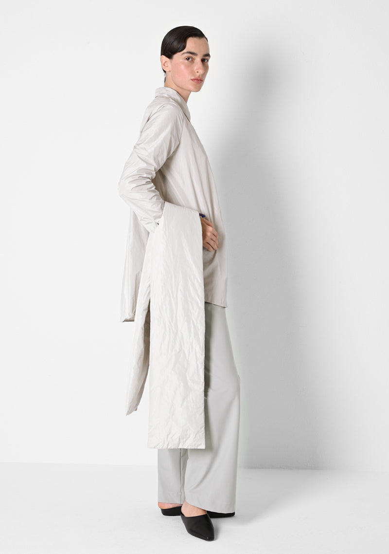 Scarf, taffetas, chalk