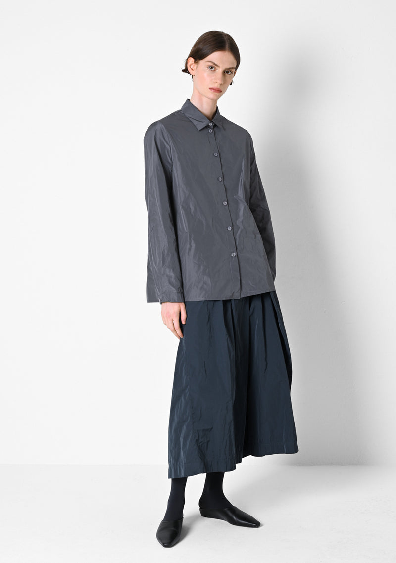 Simple Blouse, Taffetas, steel
