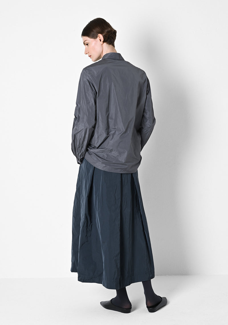 Simple Blouse, Taffetas, steel