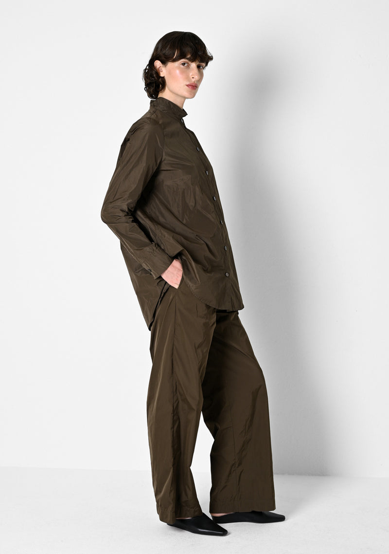 Stehkragenhemd, Taffetas, cigar